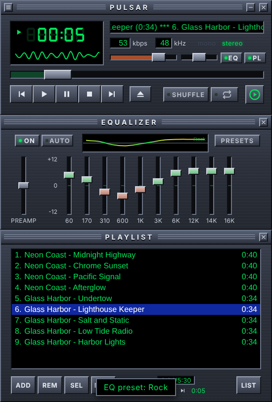 Pulsar project preview